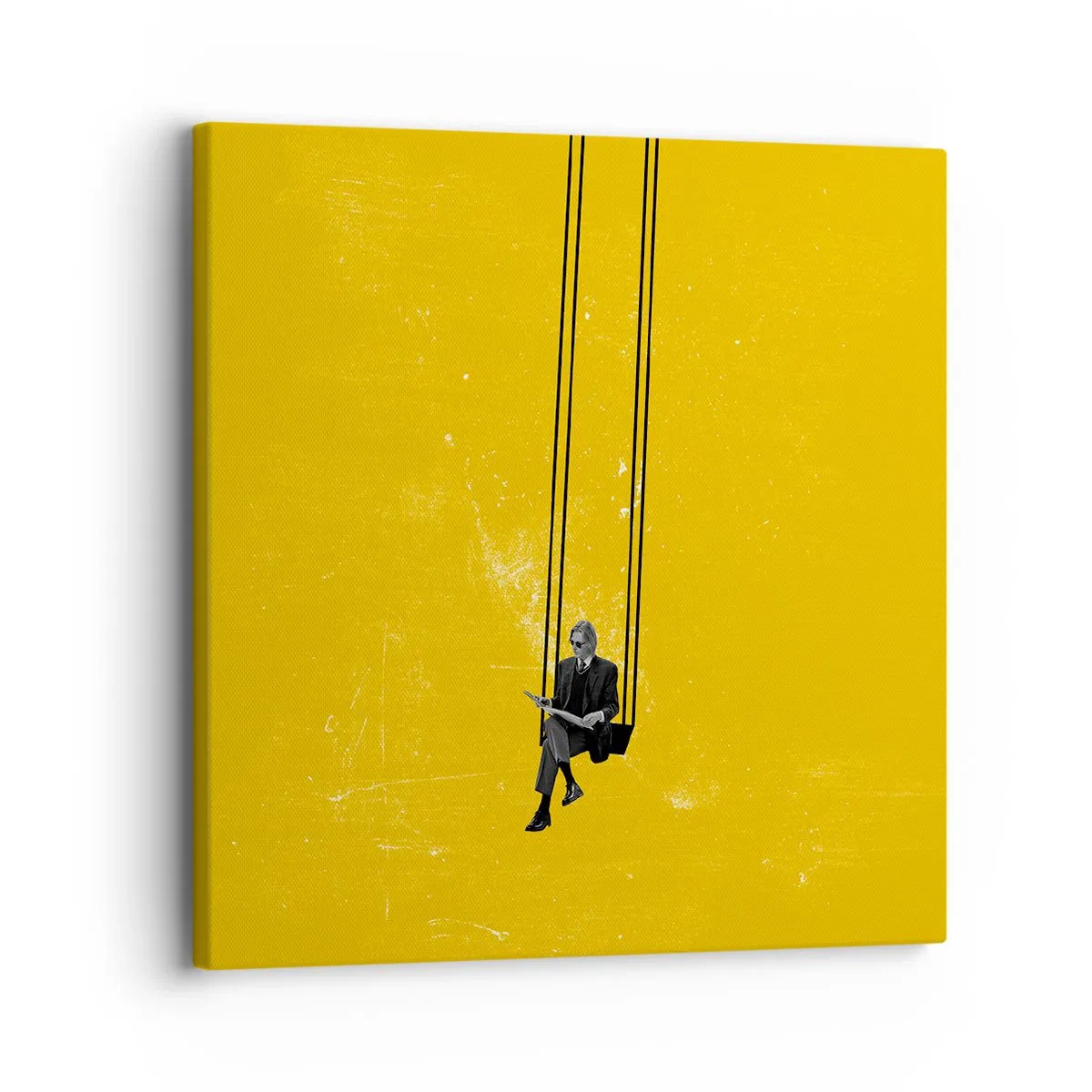 Schilderen op canvas - Dag als iedere dag - 30x30 cm