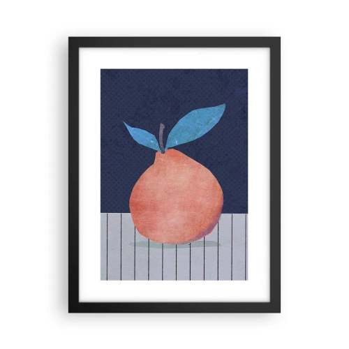 Poster in een zwarte lijst - Convexiteit en vlak - 30x40 cm