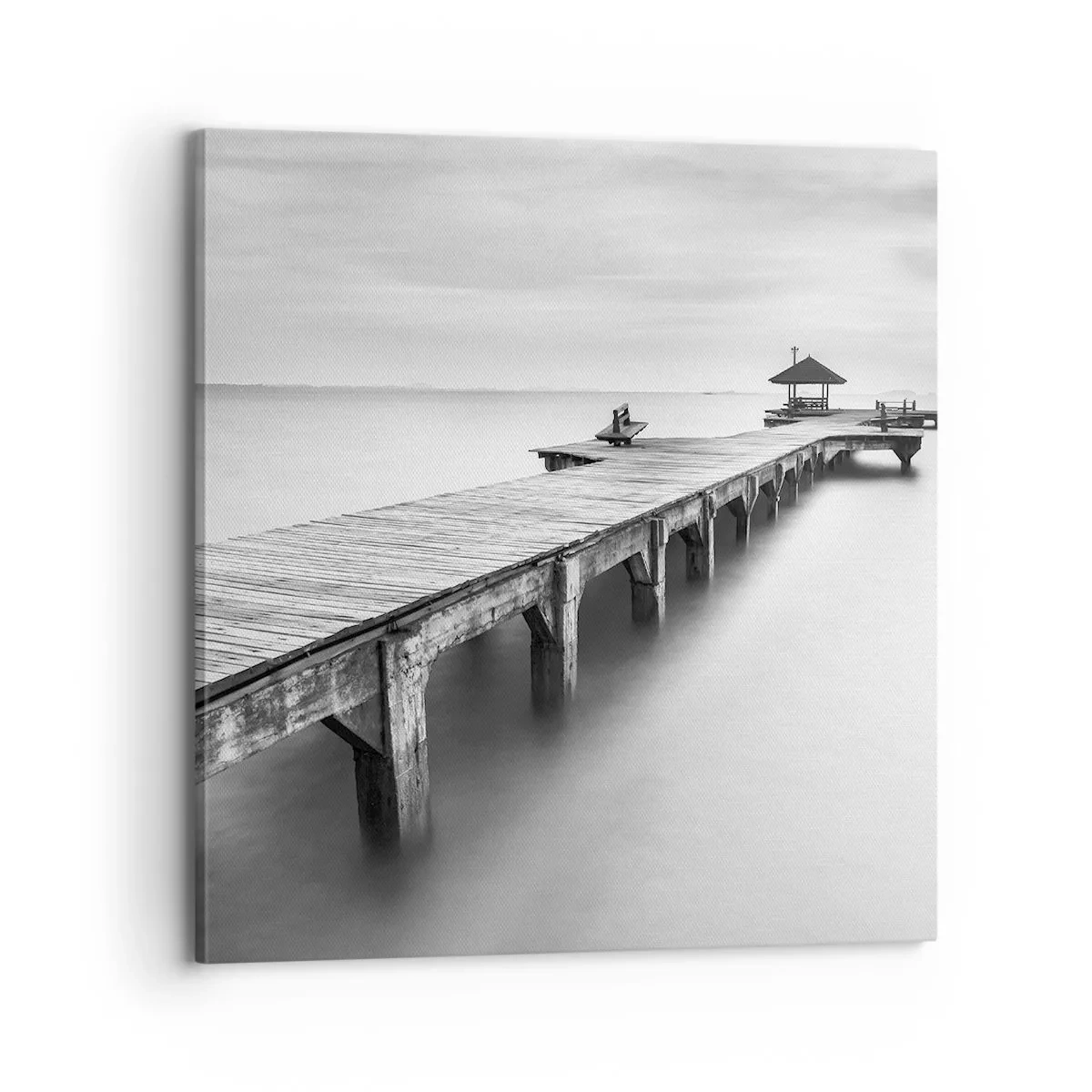 Schilderen op canvas - In de verte - 70x70 cm