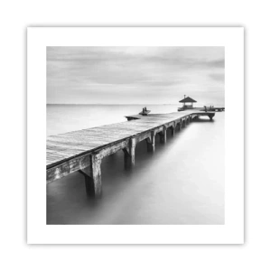 Poster - In de verte - 40x40 cm