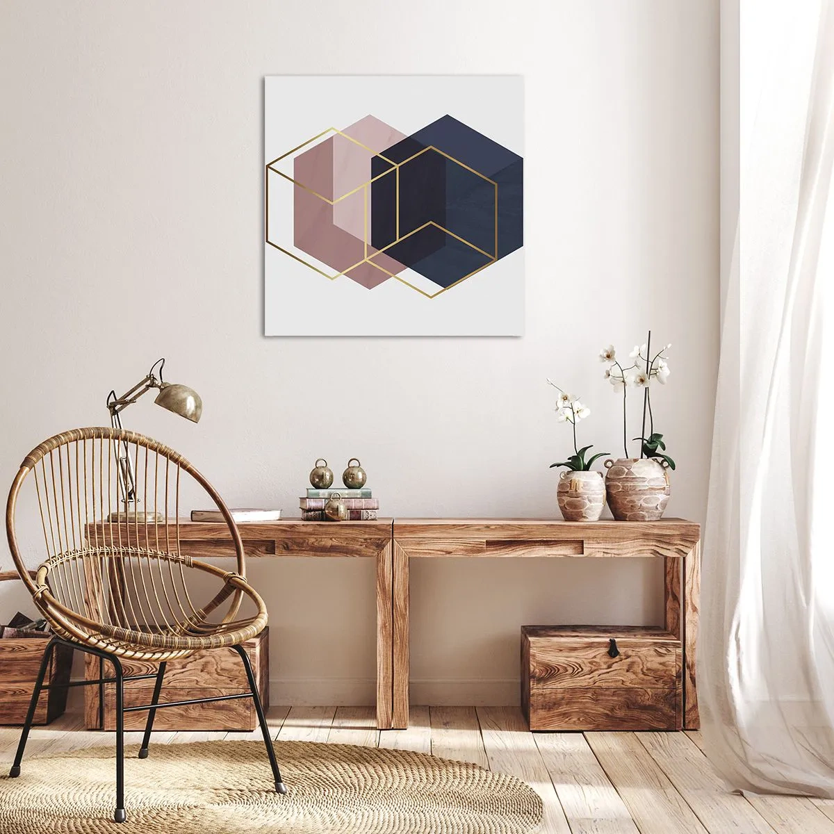 Schilderen op canvas - De kracht van eenvoud - 60x60 cm