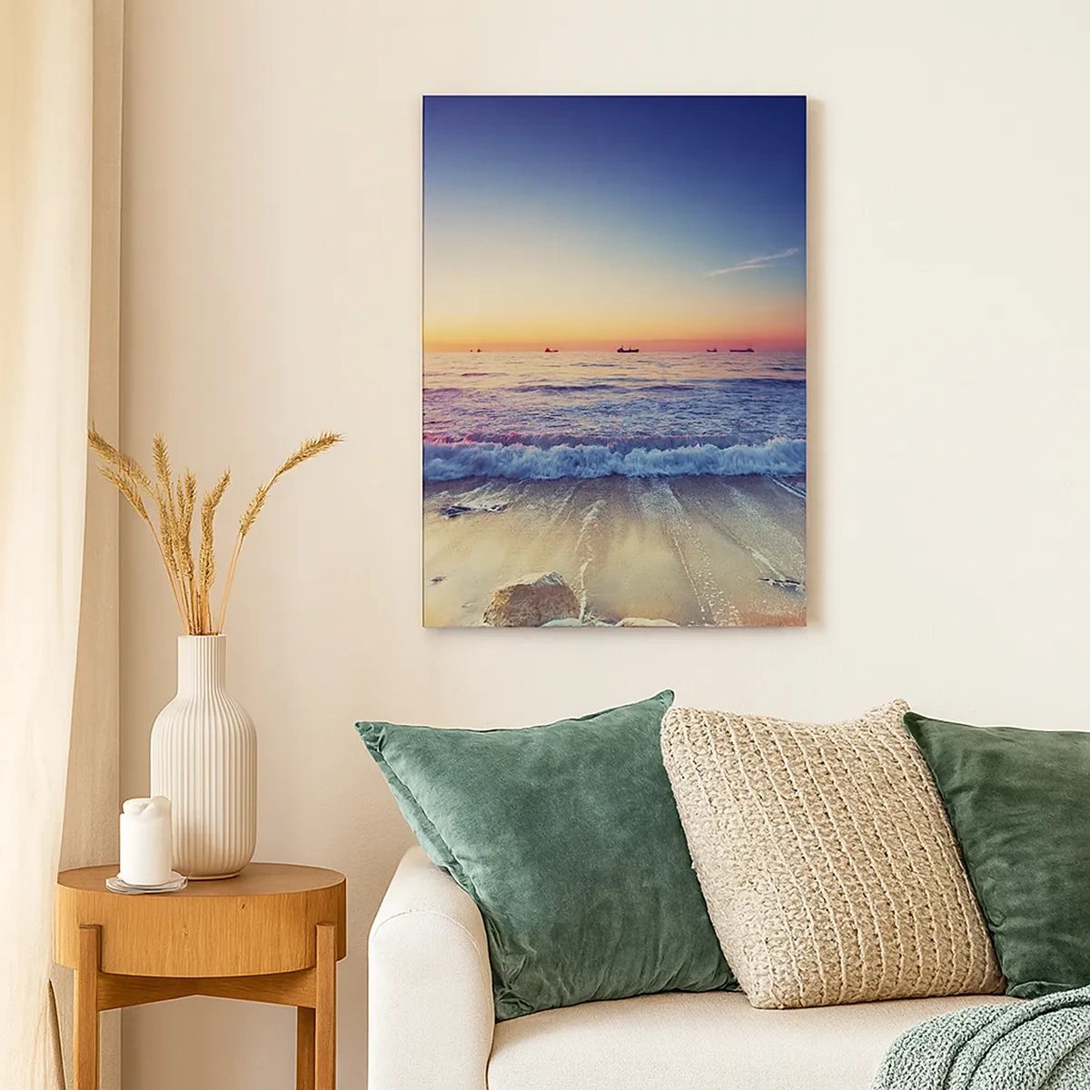 Schilderen op canvas - Hoe zit het met de horizon? - 50x70 cm