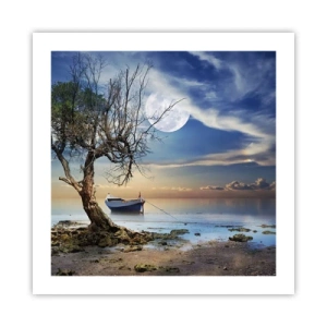 Poster - Is dit het einde of het begin? - 50x50 cm