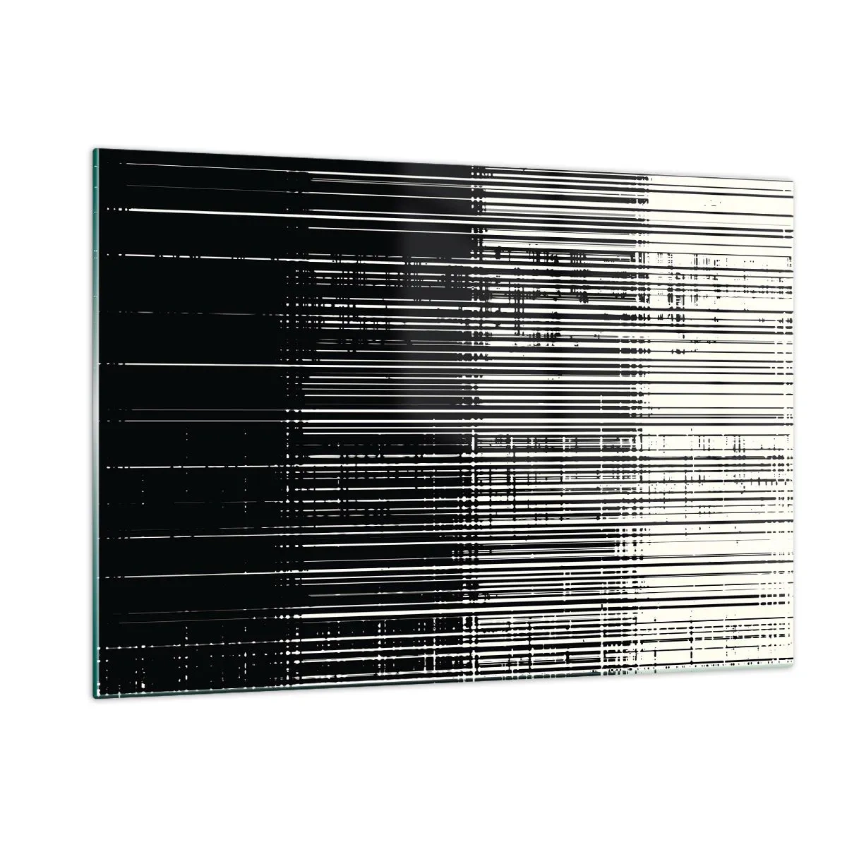 Schilderen op glas - Golven en vibraties - 120x80 cm