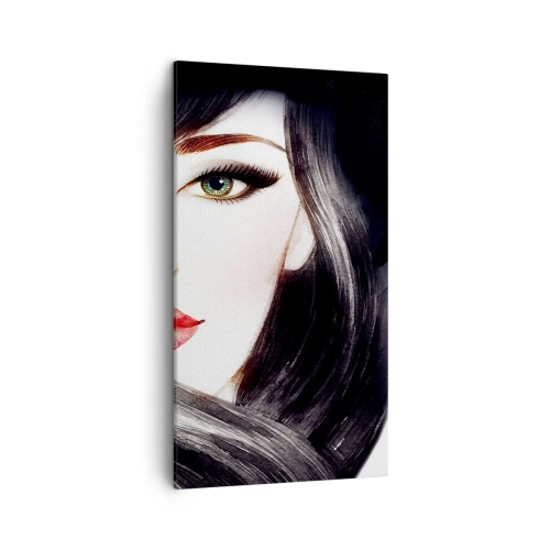 Schilderen op canvas - Saffier look - 45x80 cm
