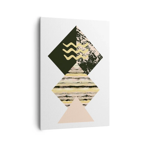 Schilderen op canvas - Er is niet zo eenvoudig - 70x100 cm