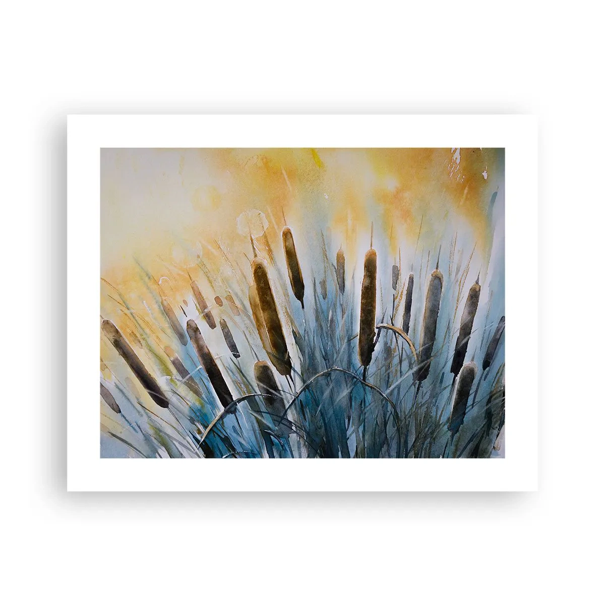 Poster - De kou van het water, de hitte van de zon - 50x40 cm