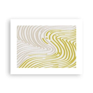 Poster - Een compositie met een zachte buiging - 40x30 cm
