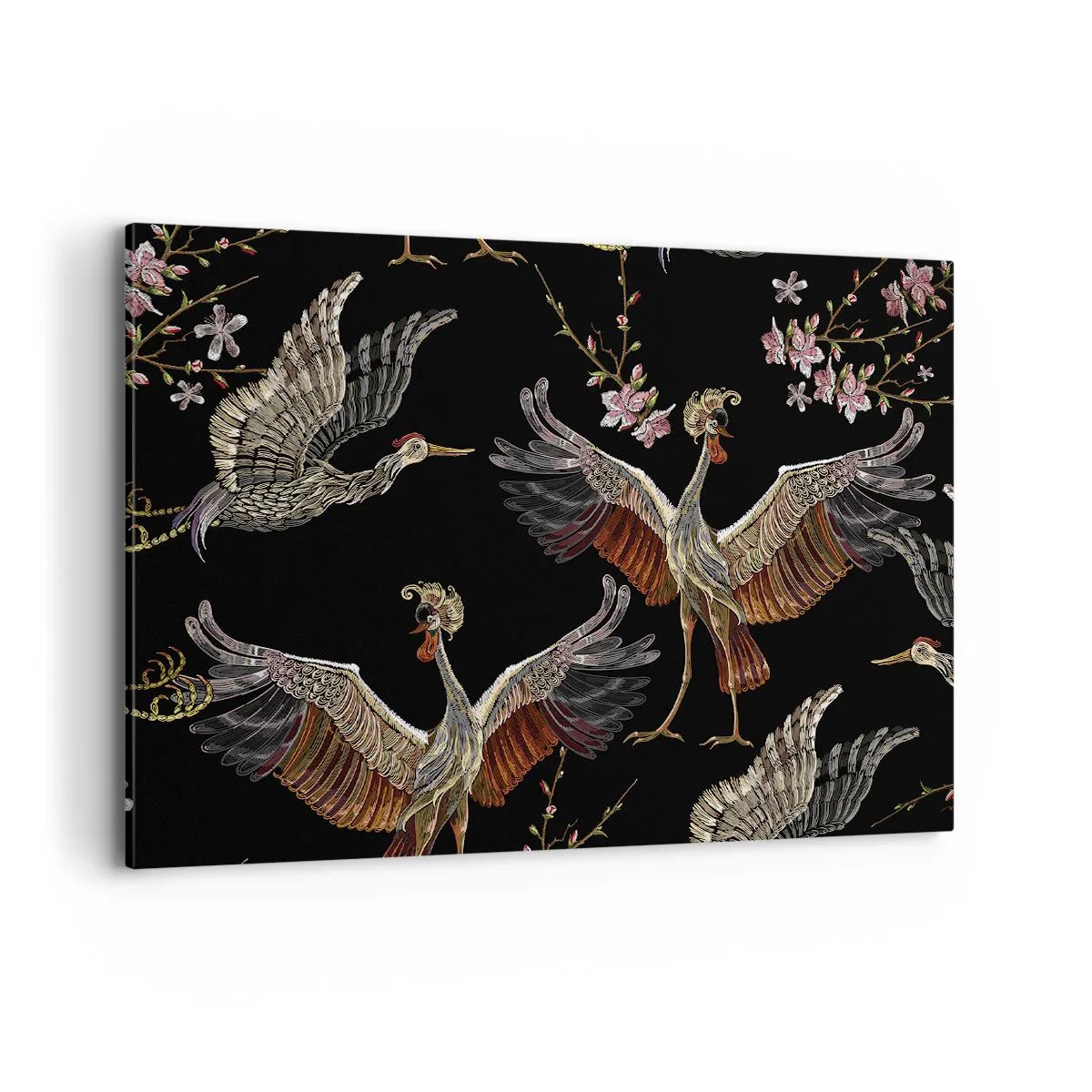 Schilderen op canvas - Een sprookjesvogel - 100x70 cm