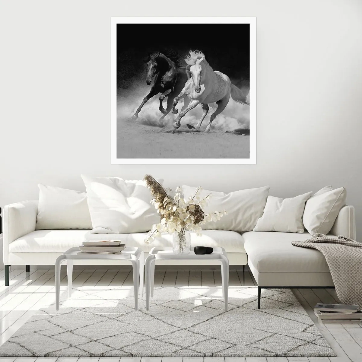 Poster - Vrijheidsgalop - 40x40 cm