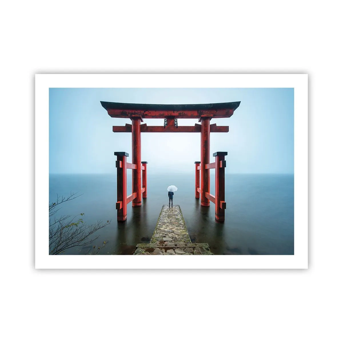 Poster - Japanse mijmering - 70x50 cm