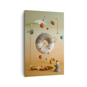 Schilderen op canvas - Er kan van alles gebeuren - 80x120 cm