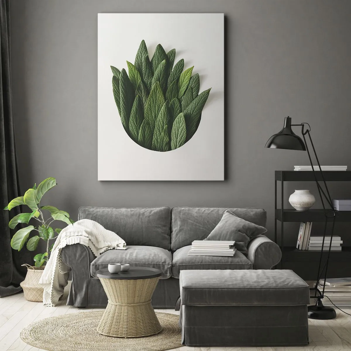 Schilderen op canvas - Ongebreidelde nieuwsgierigheid - 65x120 cm