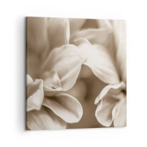 Schilderen op canvas - Zo zacht als een glimlach - 60x60 cm