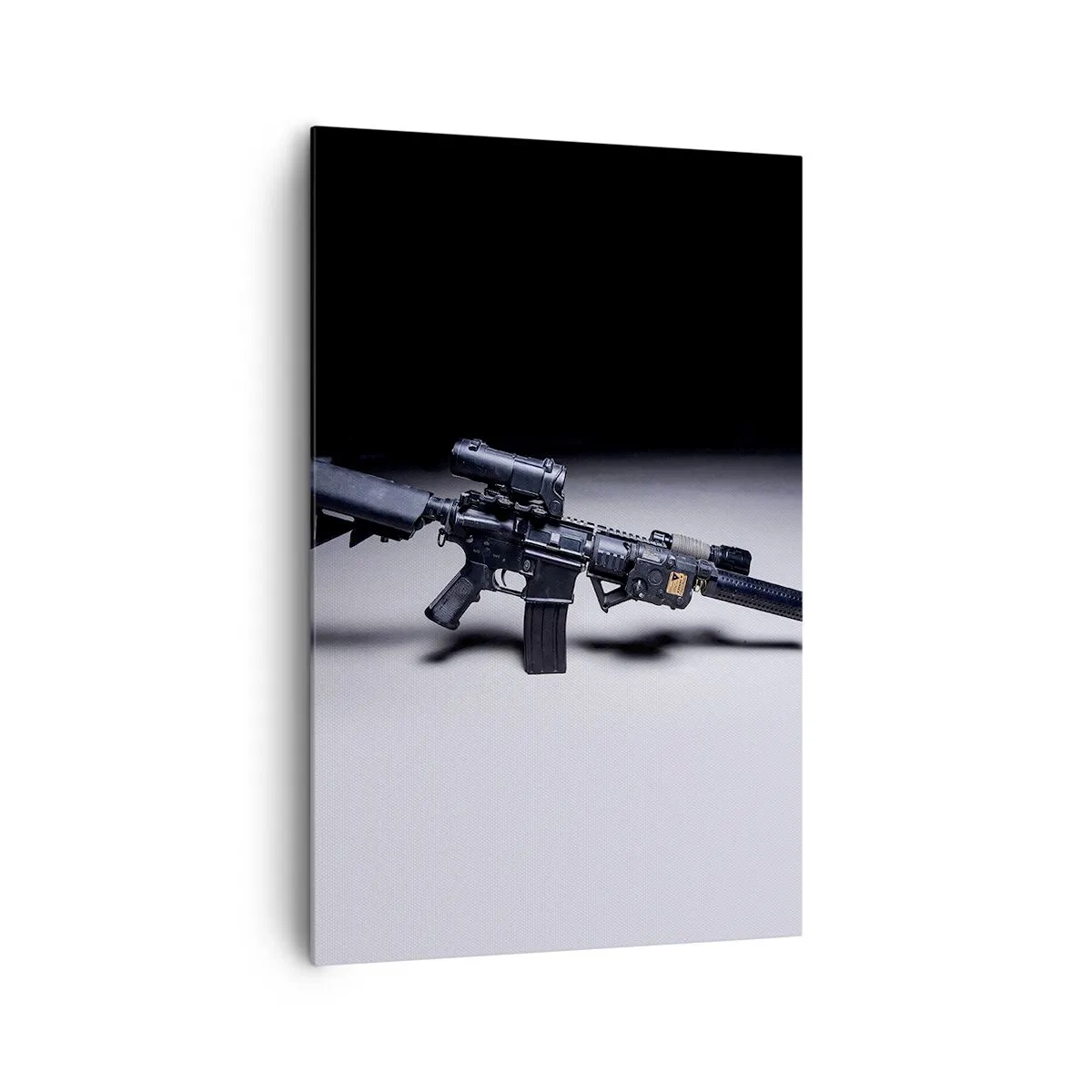 Schilderen op canvas - Donkere ridder - 80x120 cm