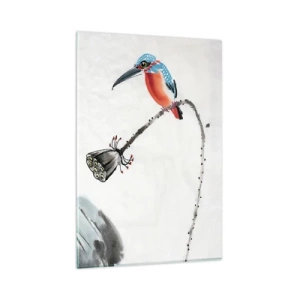 Schilderen op glas - Het leven van de weide - 80x120 cm