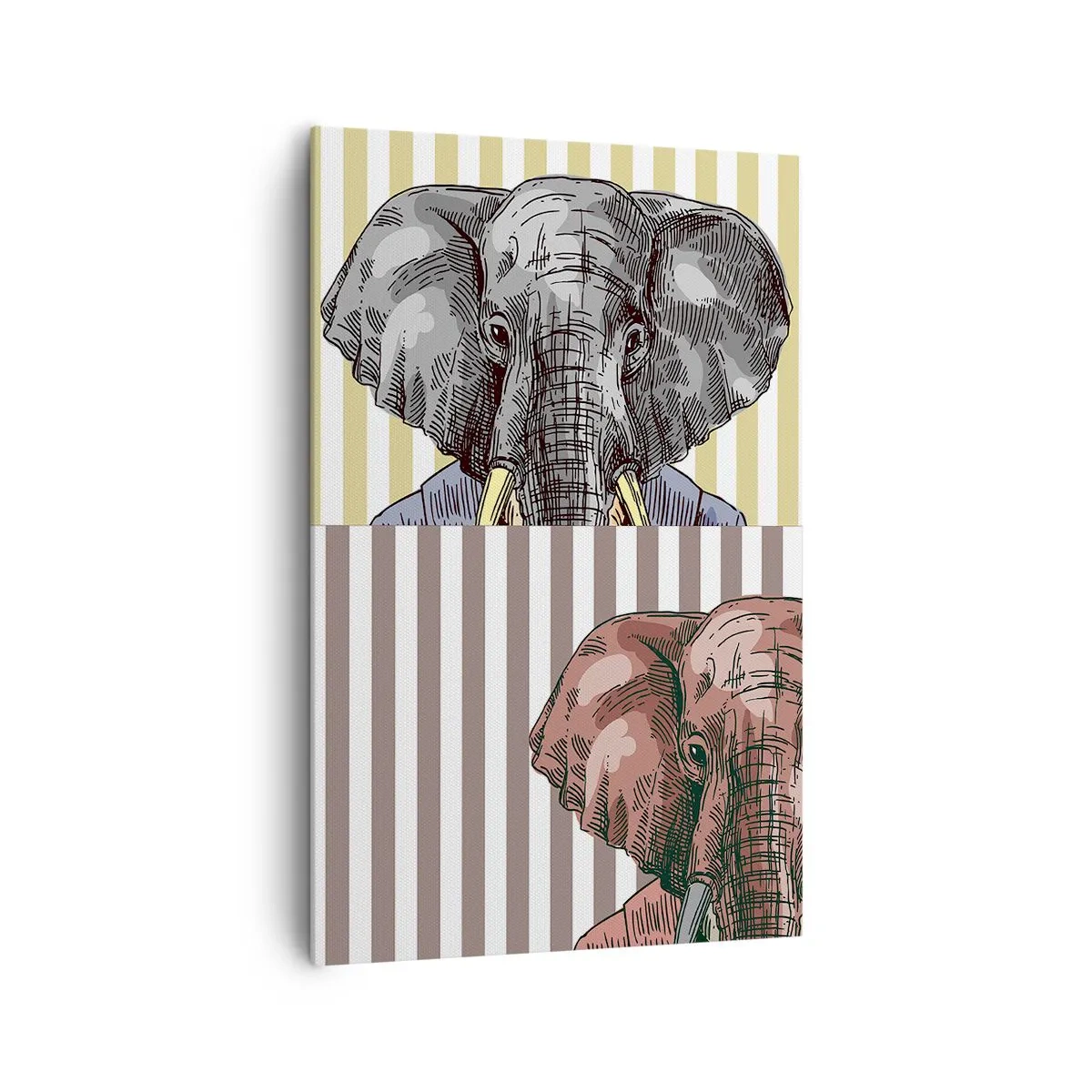 Schilderen op canvas - Elegant van nature - 80x120 cm