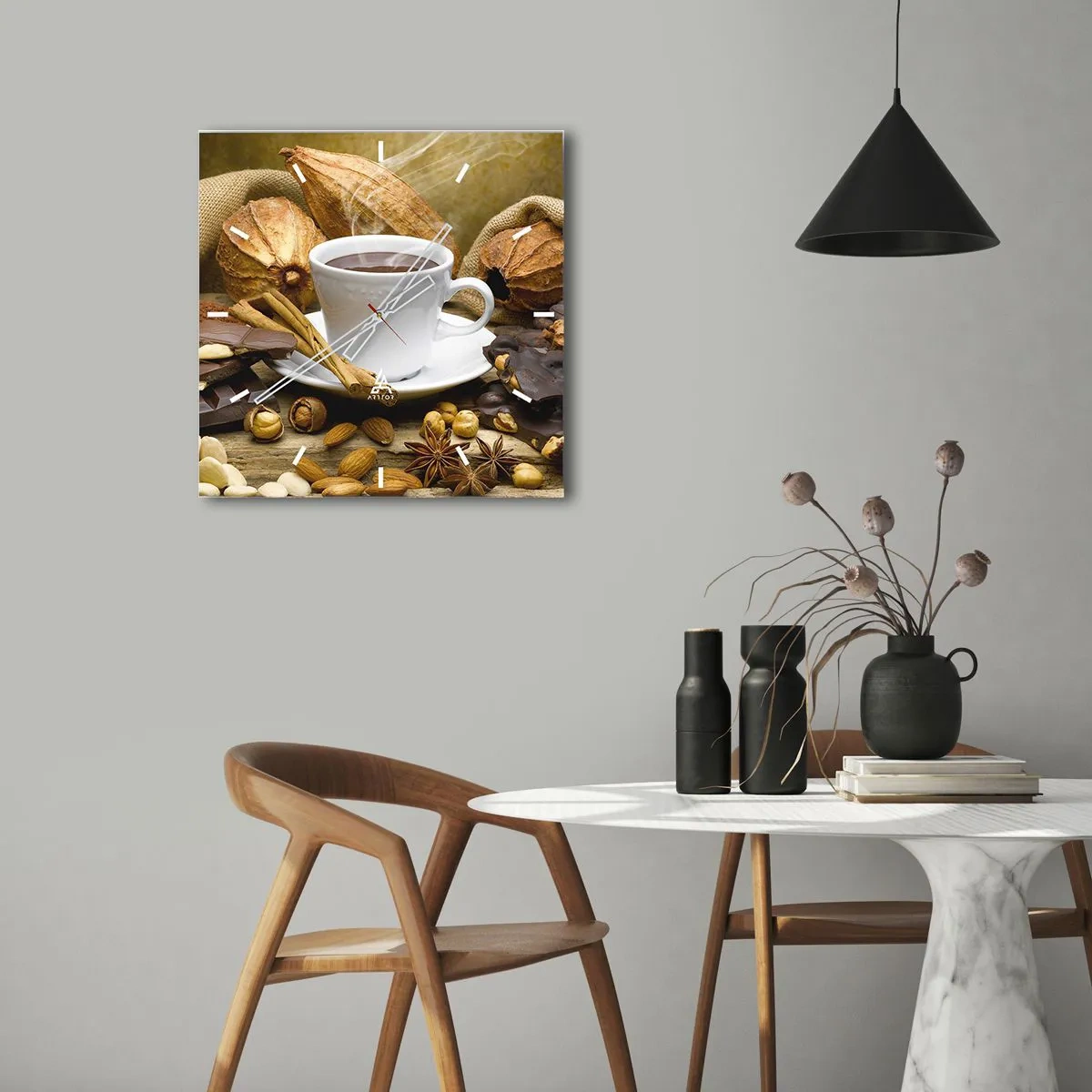 Wandklok - Klok - Voor sensatiezoekers - 40x40 cm