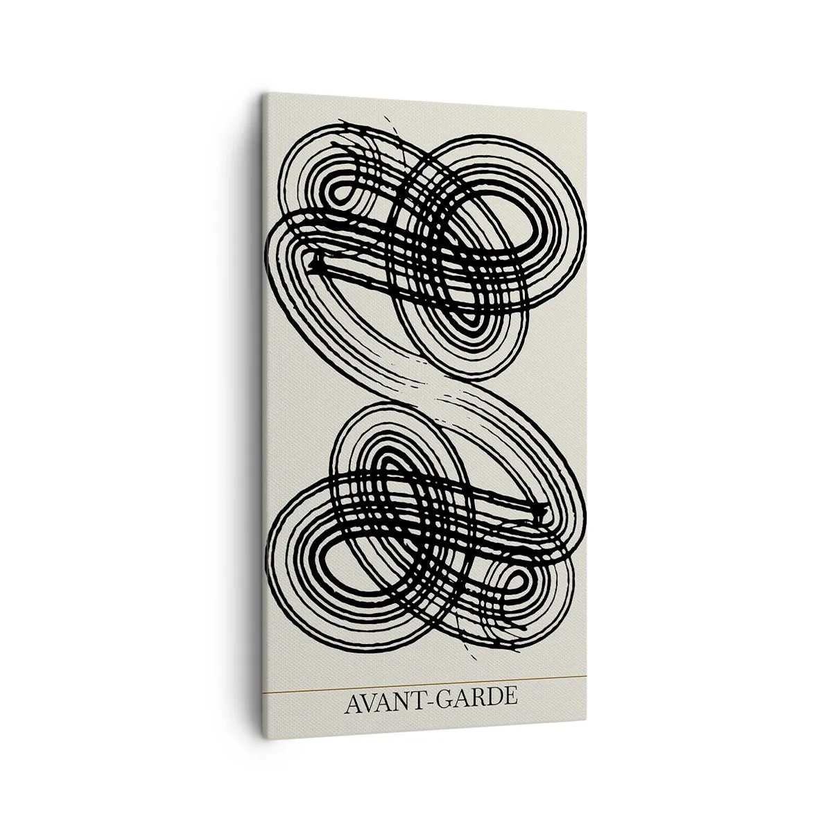 Schilderen op canvas - Het kwam er spontaan uit - 45x80 cm