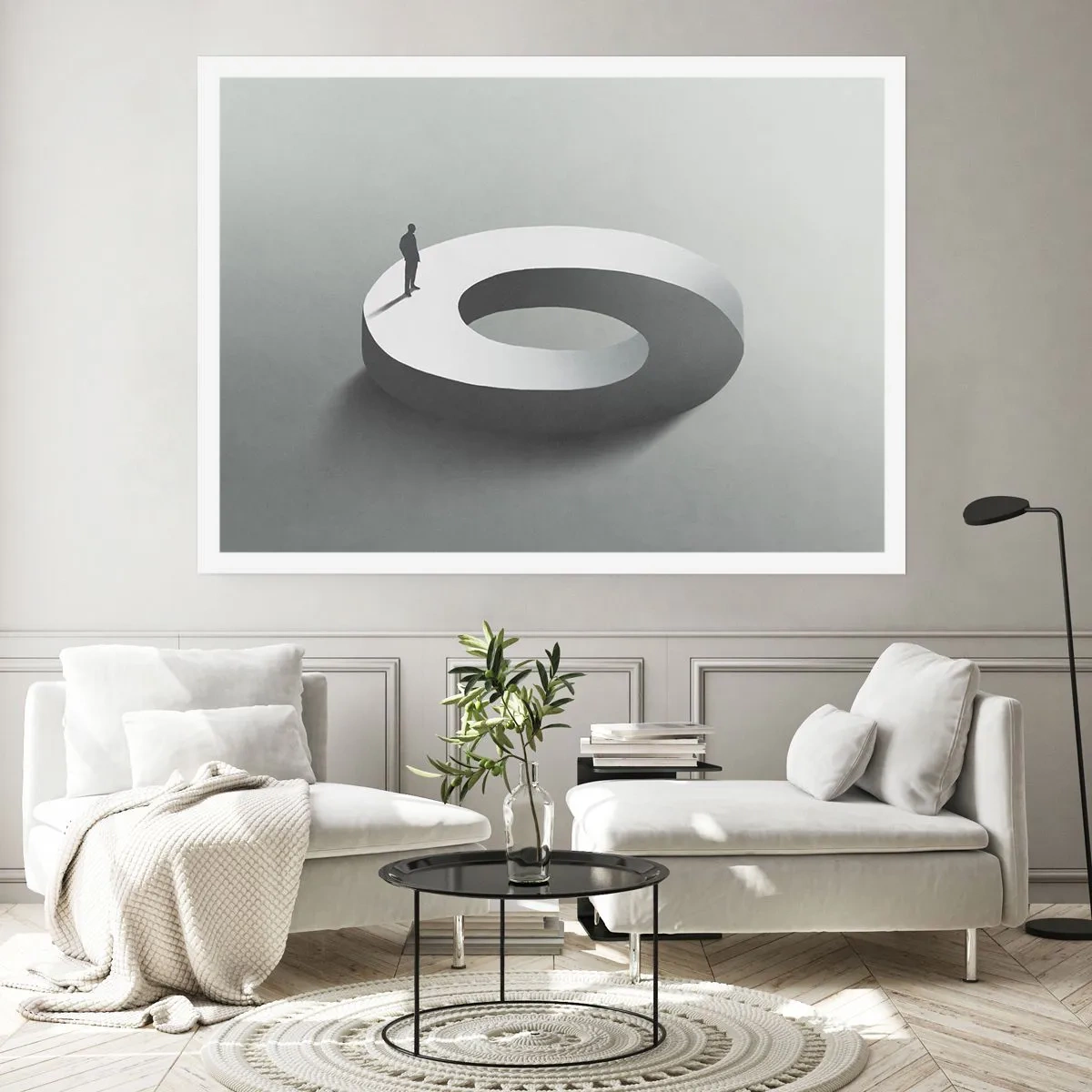 Poster - En wees hier slim - 91x61 cm
