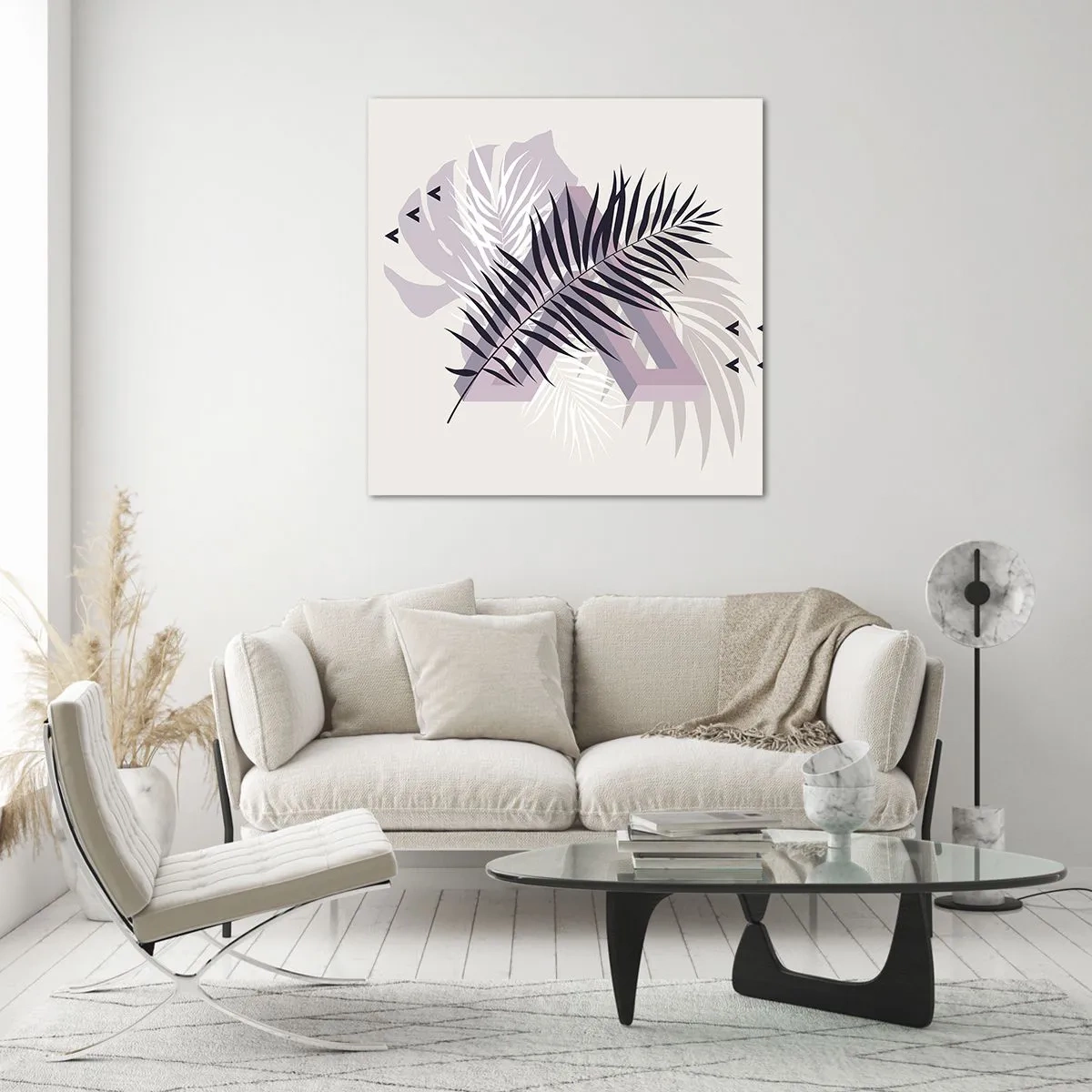 Schilderen op glas - De schaduw van de schaduw - 70x70 cm