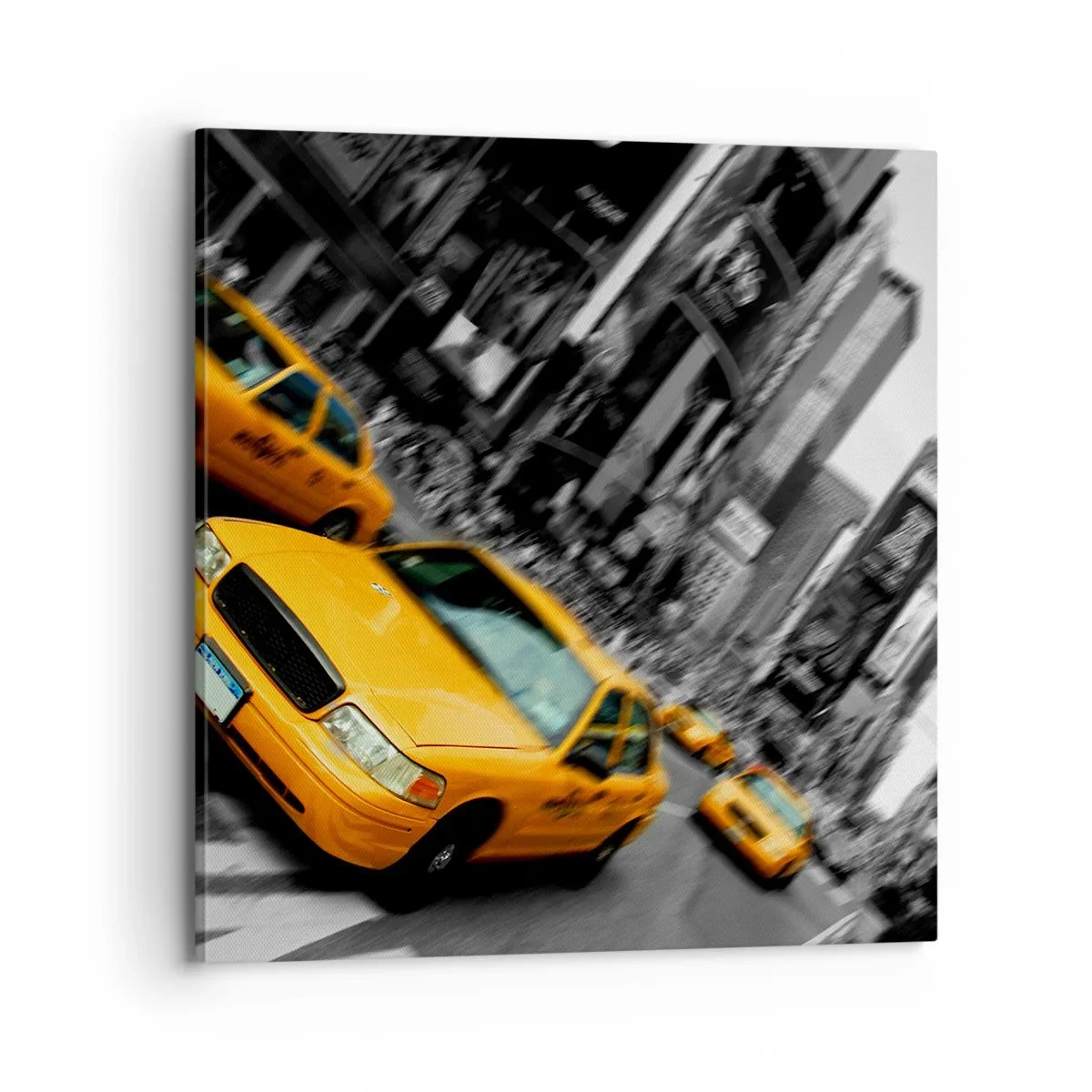Schilderen op canvas - New York City druppels zonneschijn - 70x70 cm