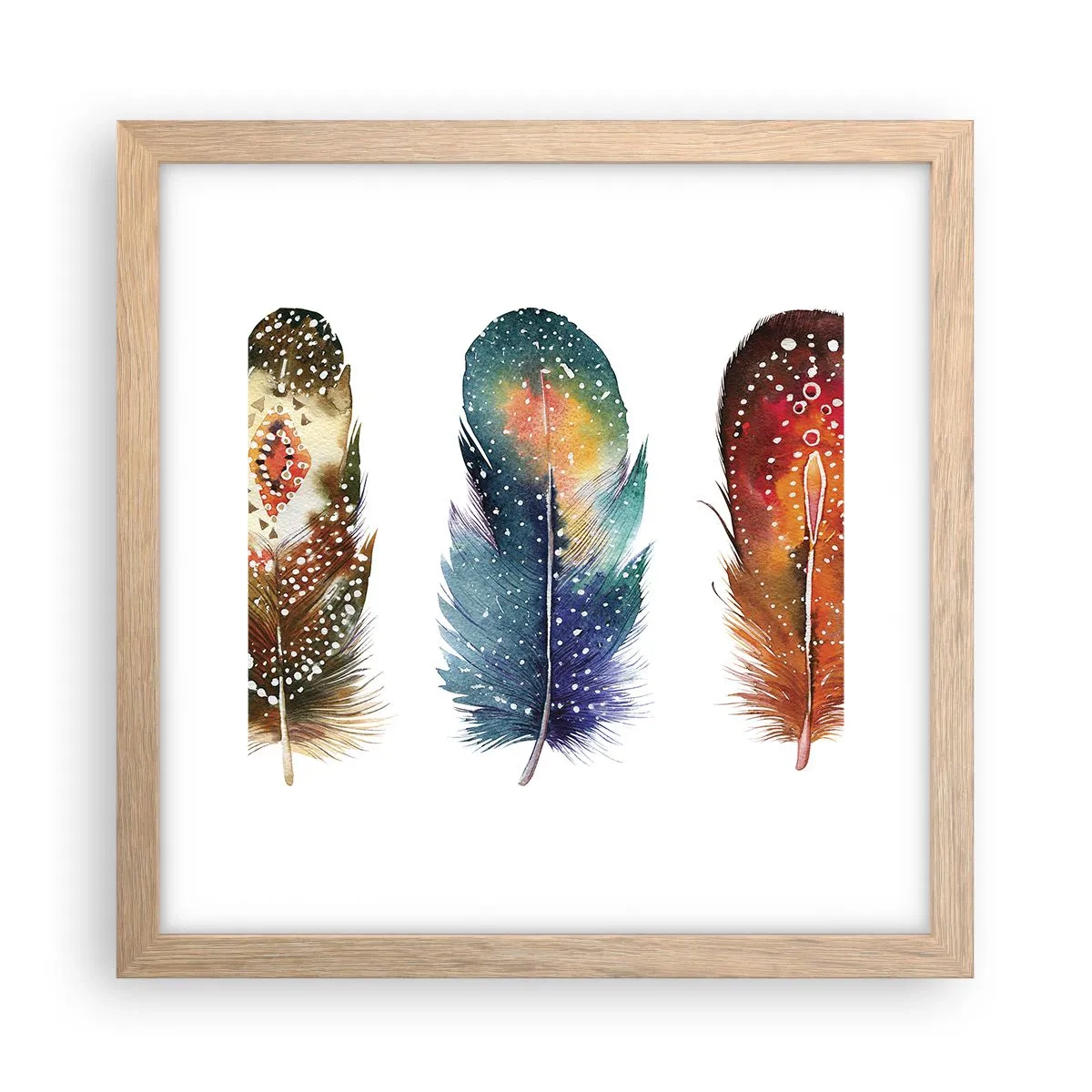 Een poster in een licht eiken lijst - Rituelen, ceremonies, geheimen - 30x30 cm