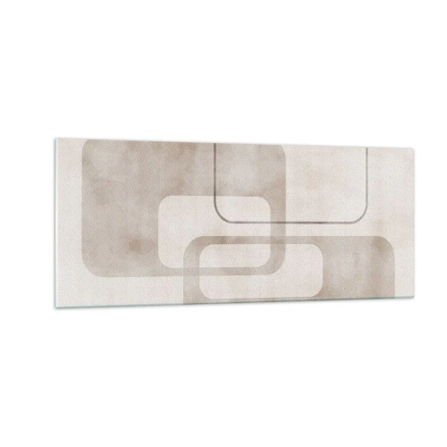 Schilderen op glas - Geometrische voeg - 100x40 cm
