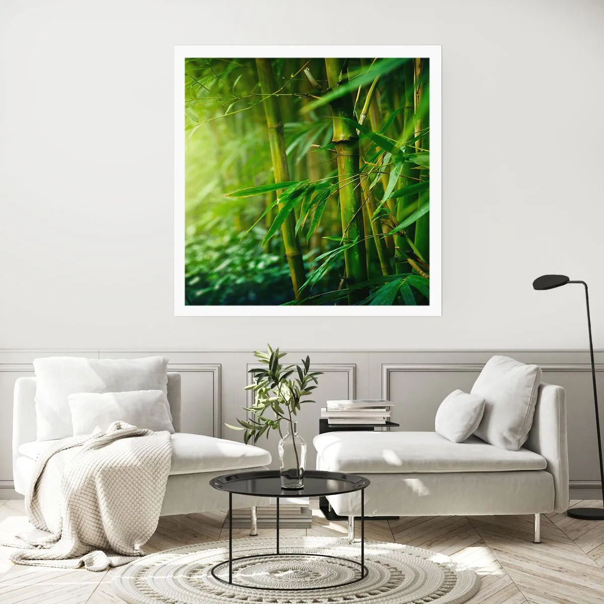 Poster - Maak kennis met groen zelf - 40x40 cm