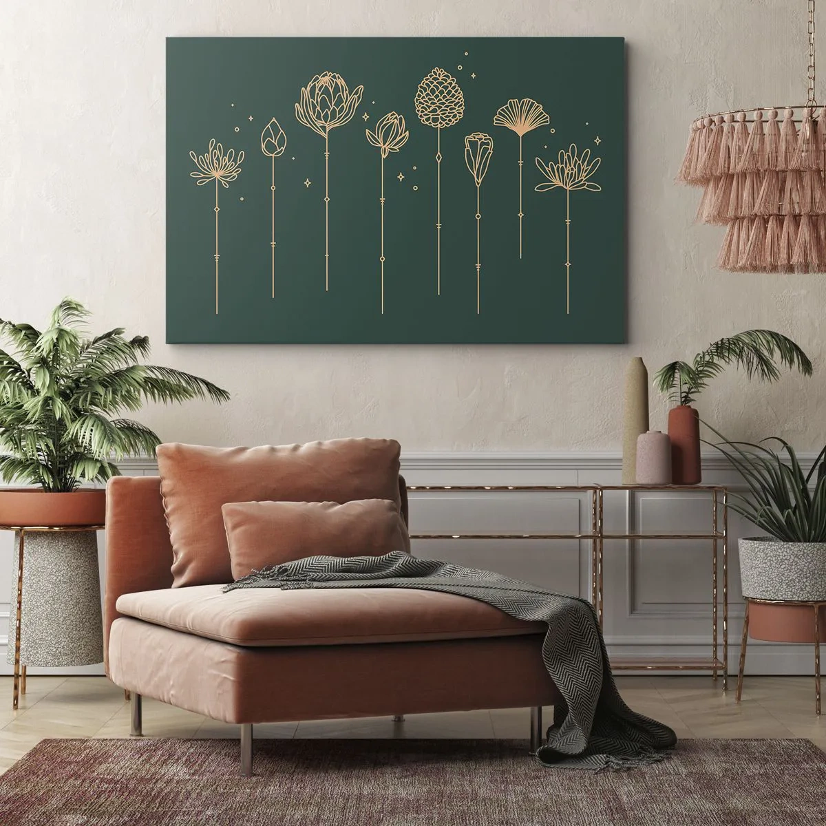 Schilderen op canvas - Kruidenfamiie / Familie Ziółkowsi ?? - 120x80 cm