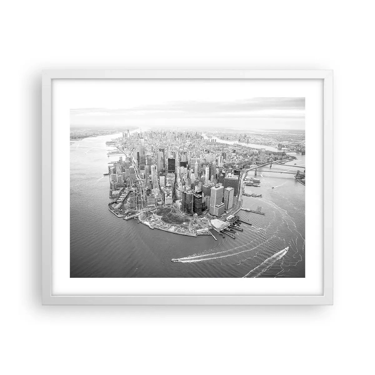 Poster in een witte lijst - Hoe niet lief te hebben? - 50x40 cm