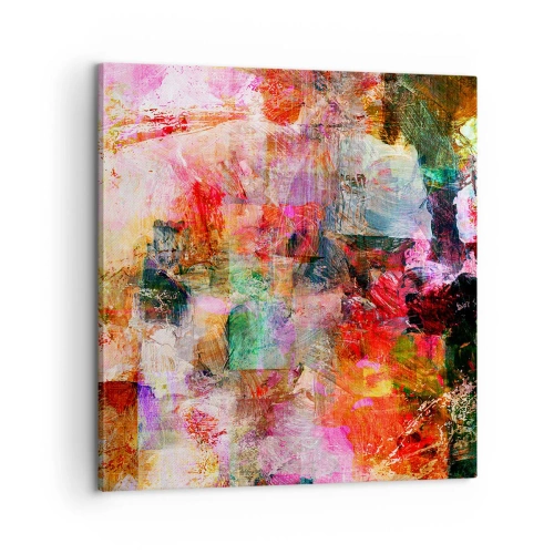 Schilderen op canvas - Een reis door de rozen - 60x60 cm