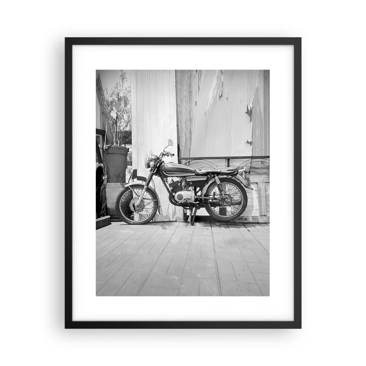 Poster in een zwarte lijst - Klassiek boven alles - 40x50 cm