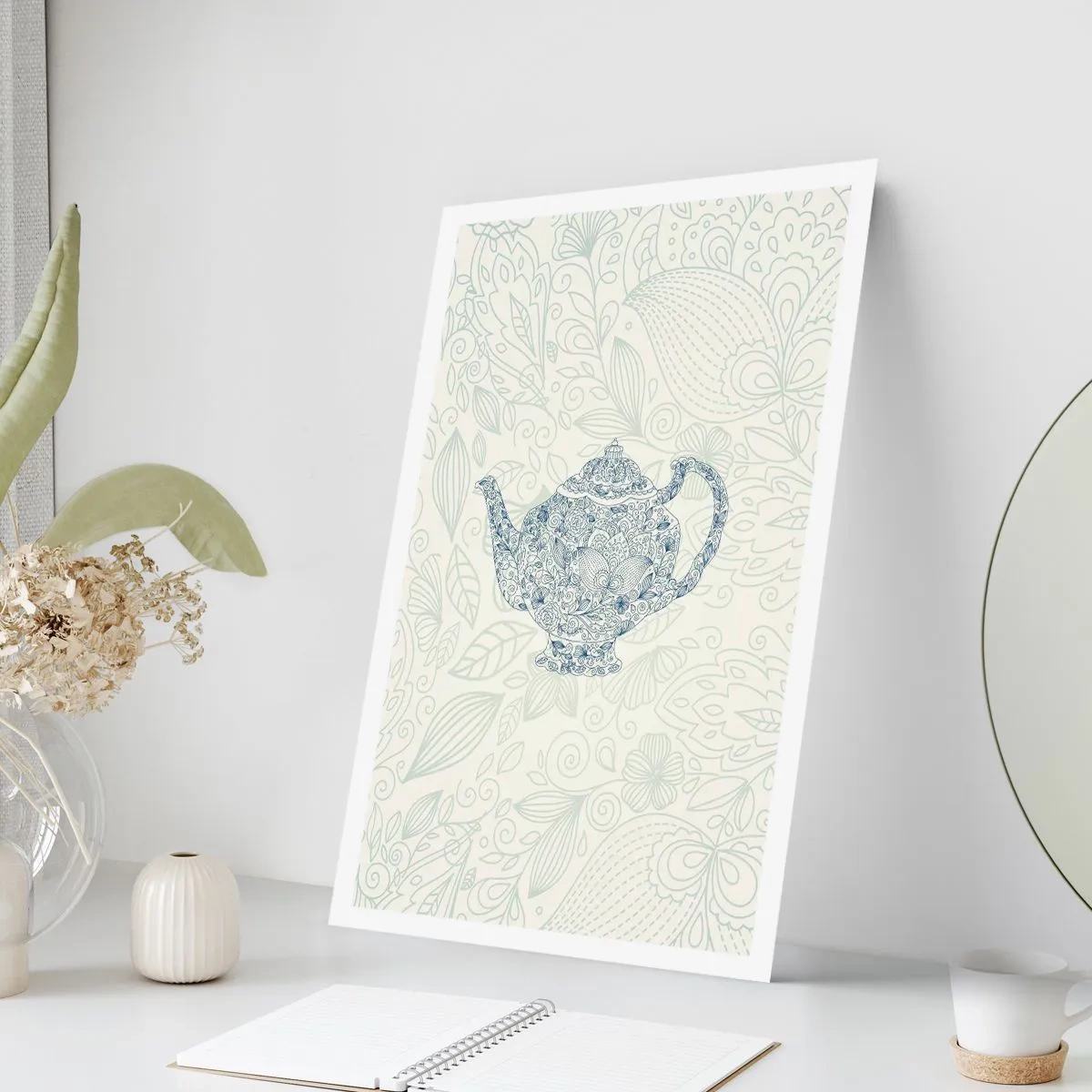 Poster - De charme van thee - 30x40 cm