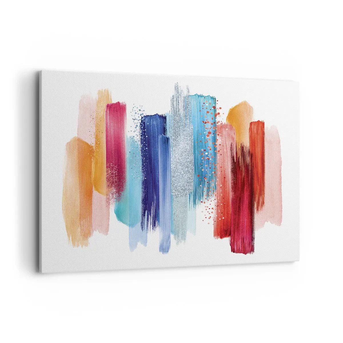 Schilderen op canvas - Omhoog en omlaag - 120x80 cm