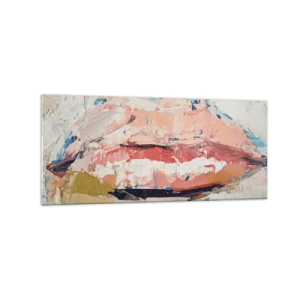 Schilderen op glas - Het wekt de zintuigen - 120x50 cm