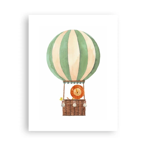 Poster - Leons reizen - 30x40 cm