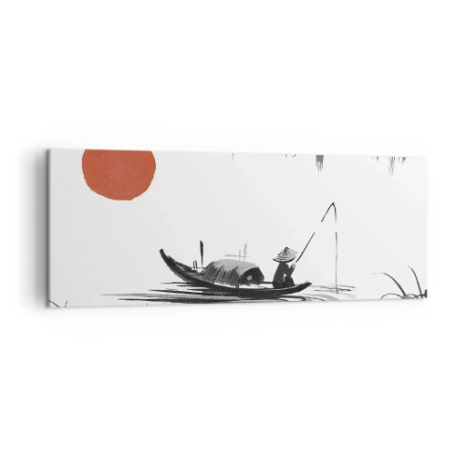 Schilderen op canvas - Aziatische middag - 140x50 cm