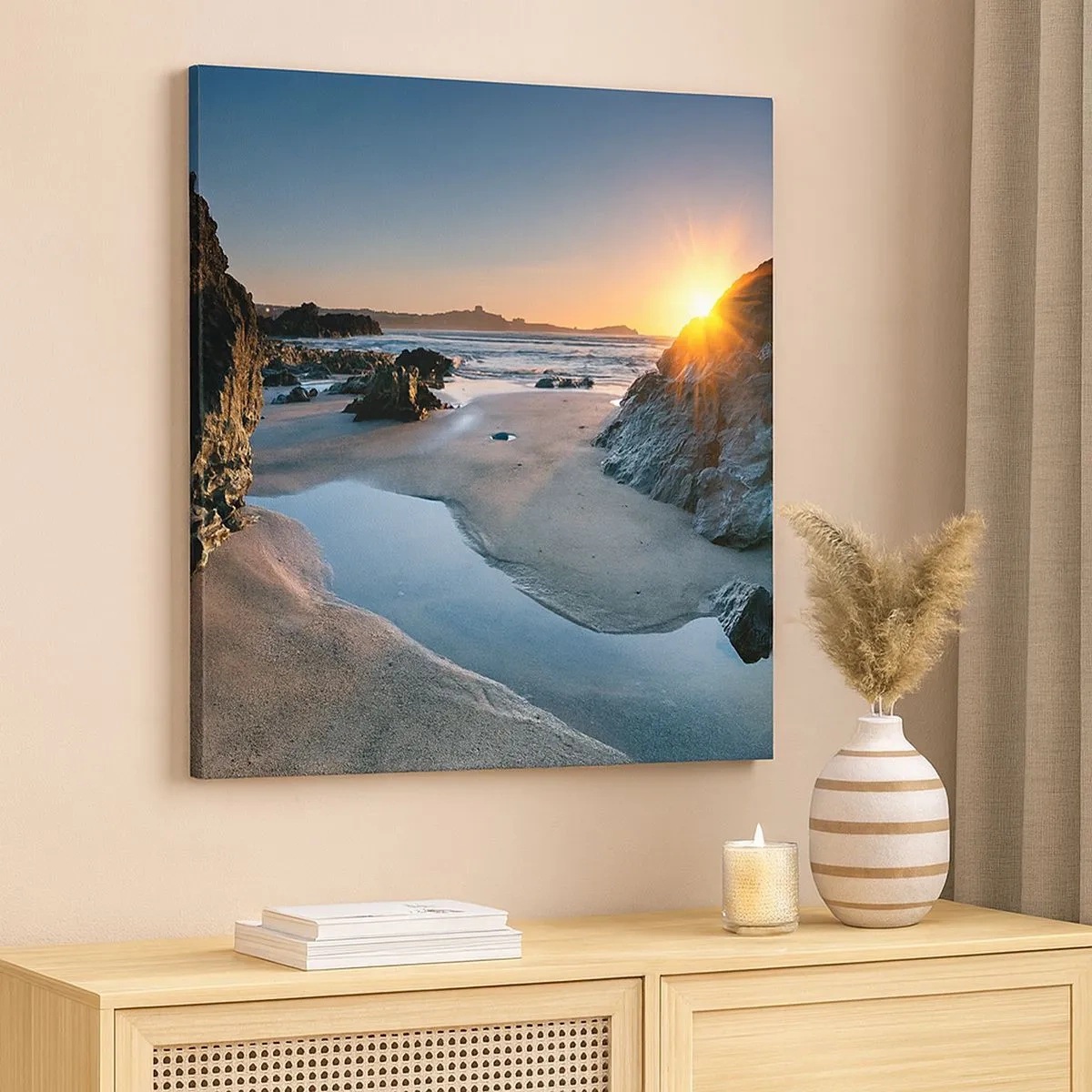 Schilderen op canvas - Onaangeroerd door een menselijke hand - 30x30 cm