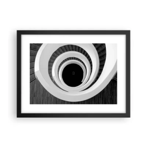 Poster in een zwarte lijst - Tot de kern van de zaak - 40x30 cm