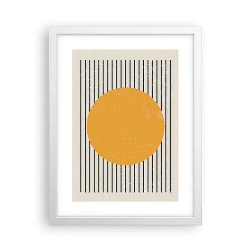 Poster in een witte lijst - De kracht van eenvoud - 30x40 cm