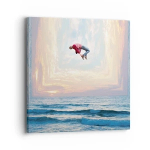 Schilderen op canvas - Naar een andere dimensie - 40x40 cm