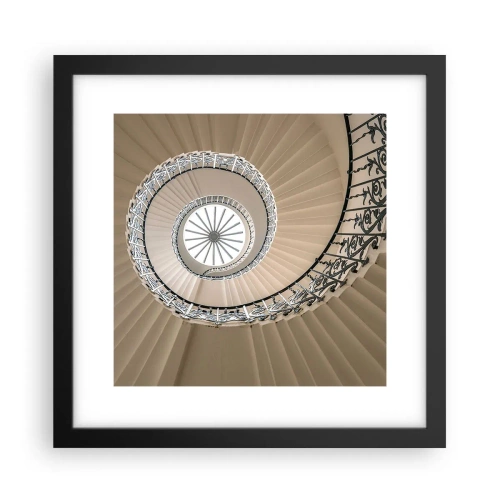 Poster in een zwarte lijst - Binnenin de schaal - 30x30 cm