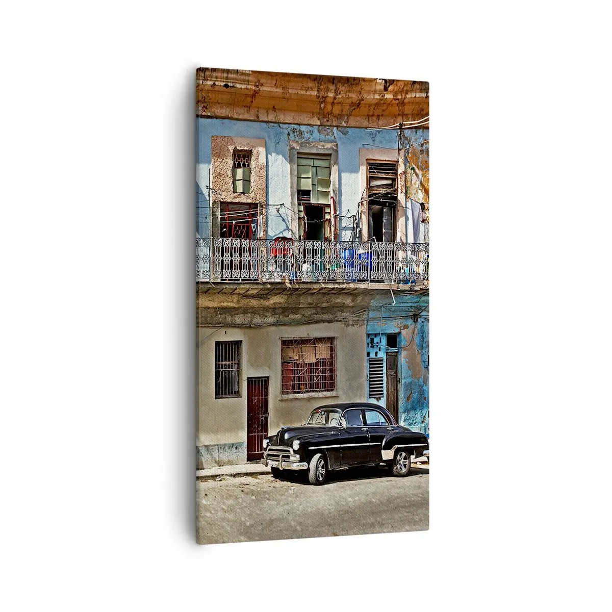 Schilderen op canvas - Havana-vibes - 55x100 cm
