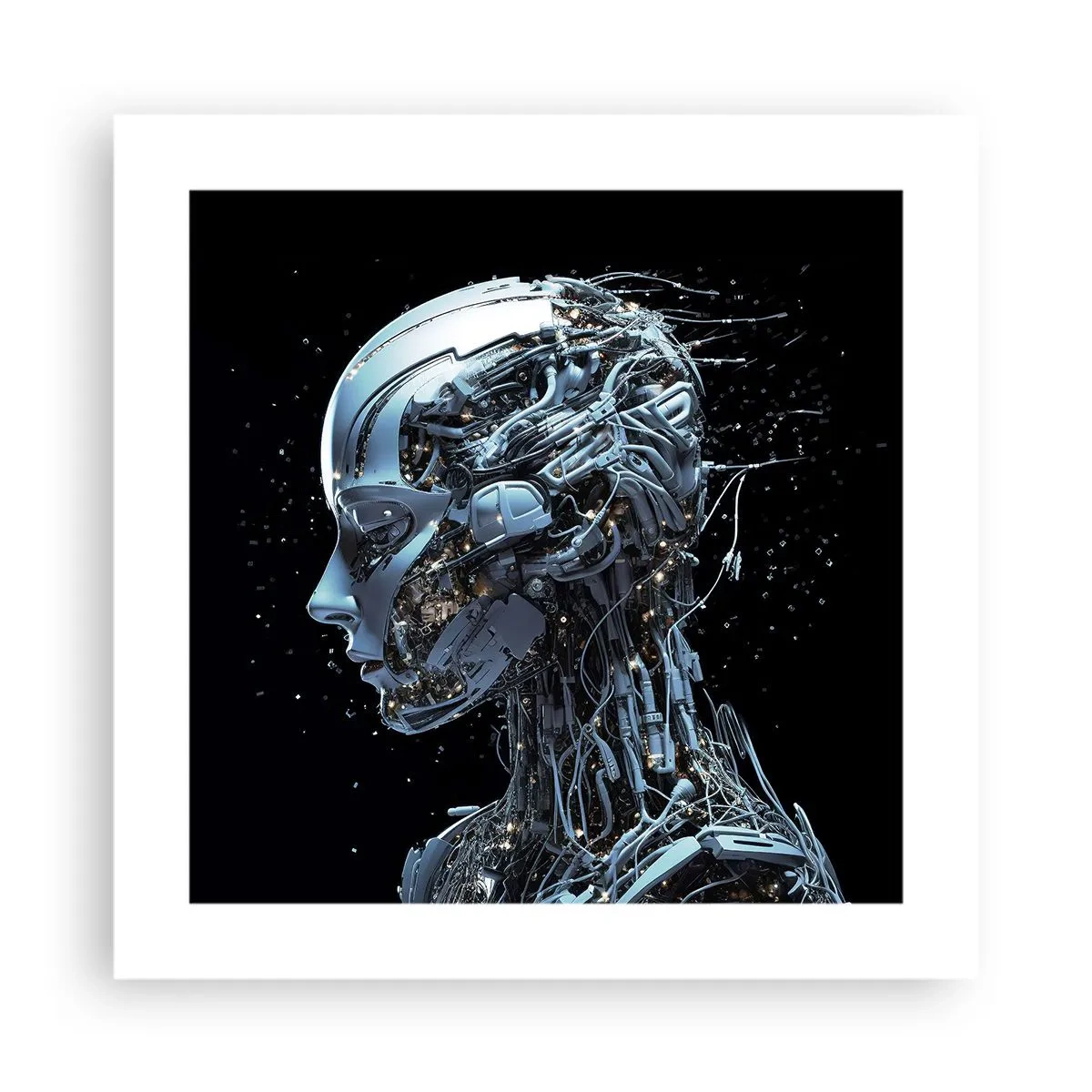 Poster - Technologie is een vrouw - 40x40 cm