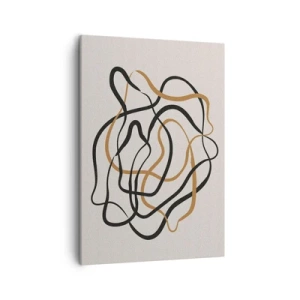 Schilderen op canvas - Alles ging mis - 50x70 cm