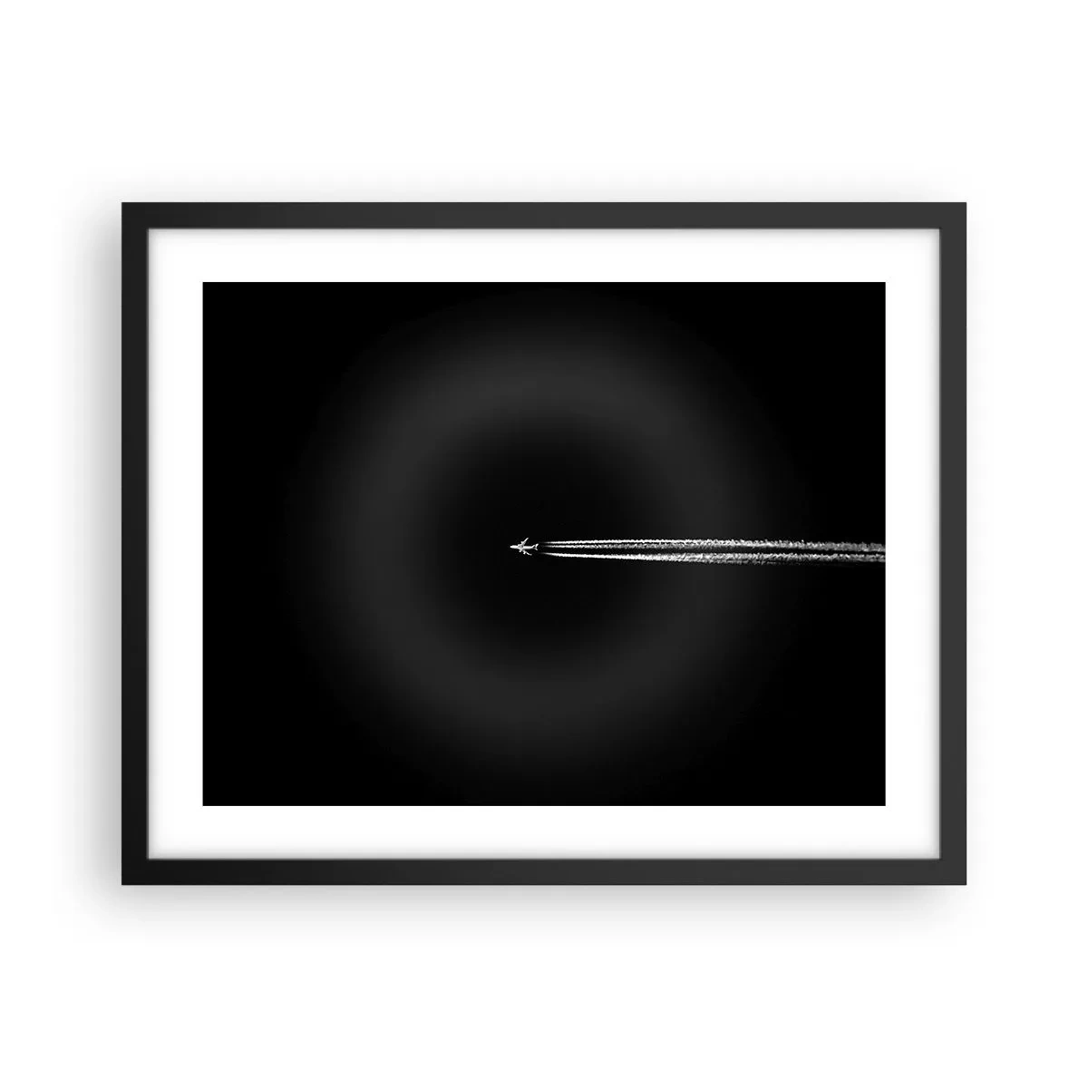 Poster in een zwarte lijst - Naar een andere dimensie - 50x40 cm