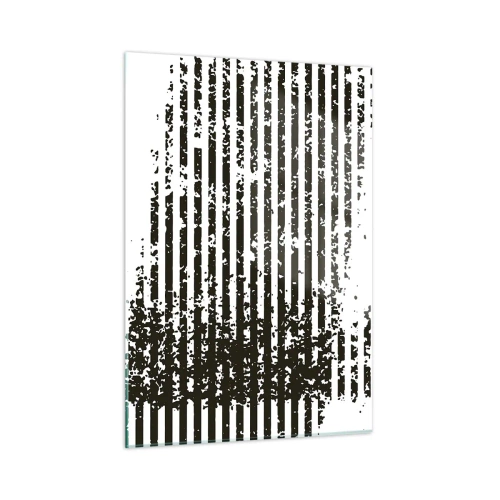 Schilderen op glas - Ritme en ruis - 50x70 cm
