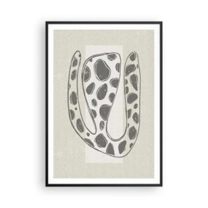 Poster in een zwarte lijst - Een vreemd wezen - 70x100 cm