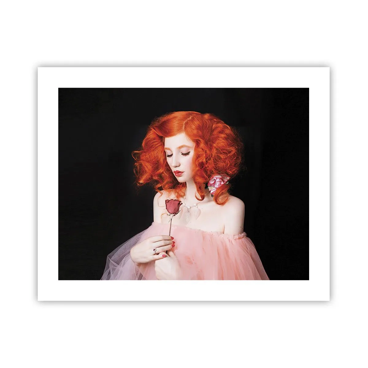 Poster - In barokstijl - 50x40 cm
